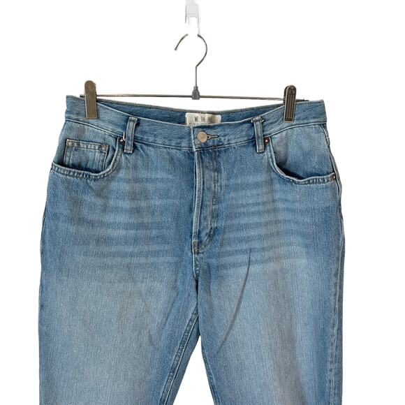 FREE PEOPLE We The Free Maggie Mid Rise Straight Leg Distressed Jeans 29 Grunge - Picture 6 of 13